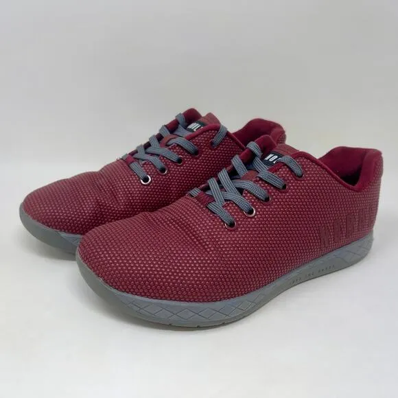 NOBULL Outwork Athletic/Trainer Shoes Mens Sz 8 - Womens 9 1/2 Maroon