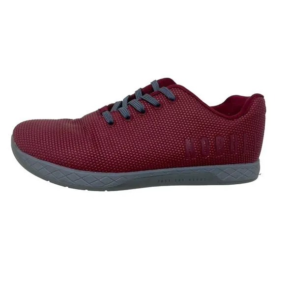 NOBULL Outwork Athletic/Trainer Shoes Mens Sz 8 - Womens 9 1/2 Maroon