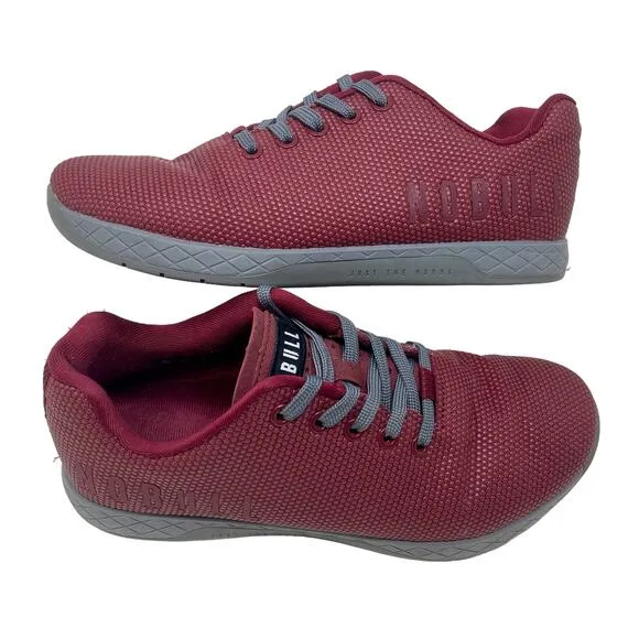NOBULL Outwork Athletic/Trainer Shoes Mens Sz 8 - Womens 9 1/2 Maroon