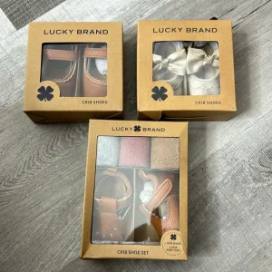 •NWT Lucky Brand Crib Baby shoes/Set different sizes colors