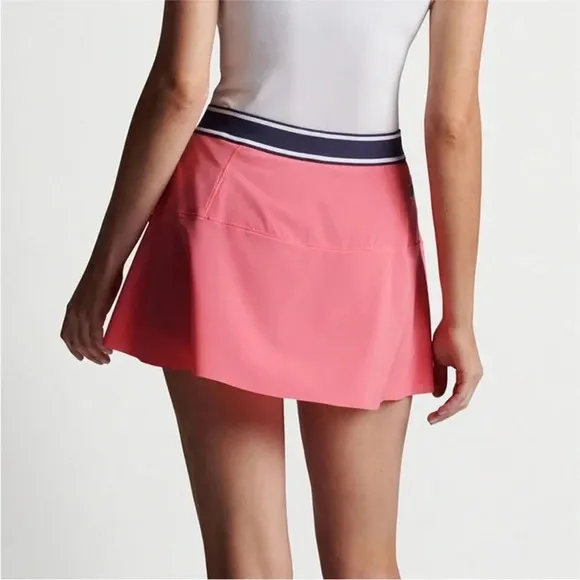 NWT Peter Millar Pink Gabriela Swing Tennis Skirt Size Large Pickleball Golf