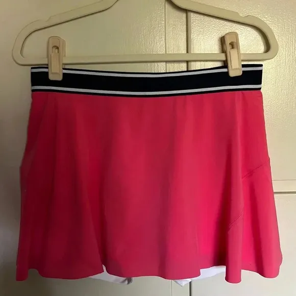 NWT Peter Millar Pink Gabriela Swing Tennis Skirt Size Large Pickleball Golf
