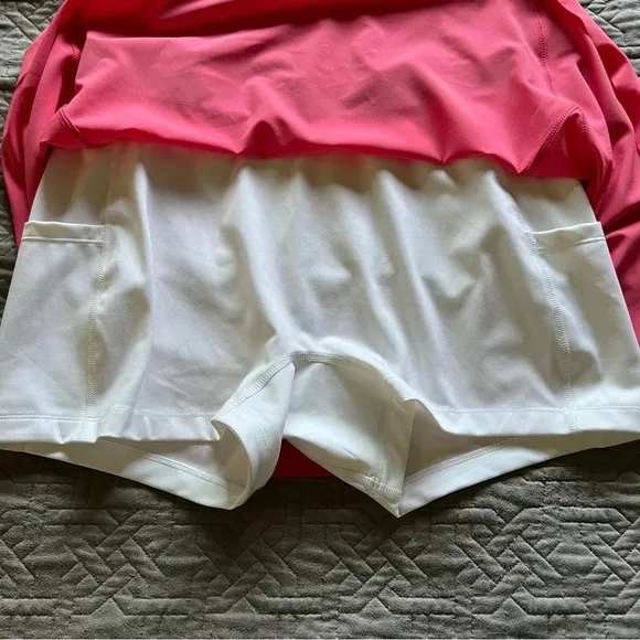 NWT Peter Millar Pink Gabriela Swing Tennis Skirt Size Large Pickleball Golf
