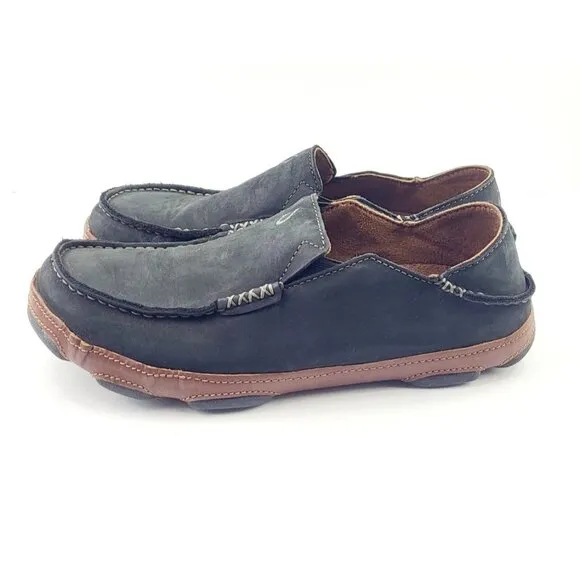 Olukai Moloa Black Men's Shoe -‎ Size 7