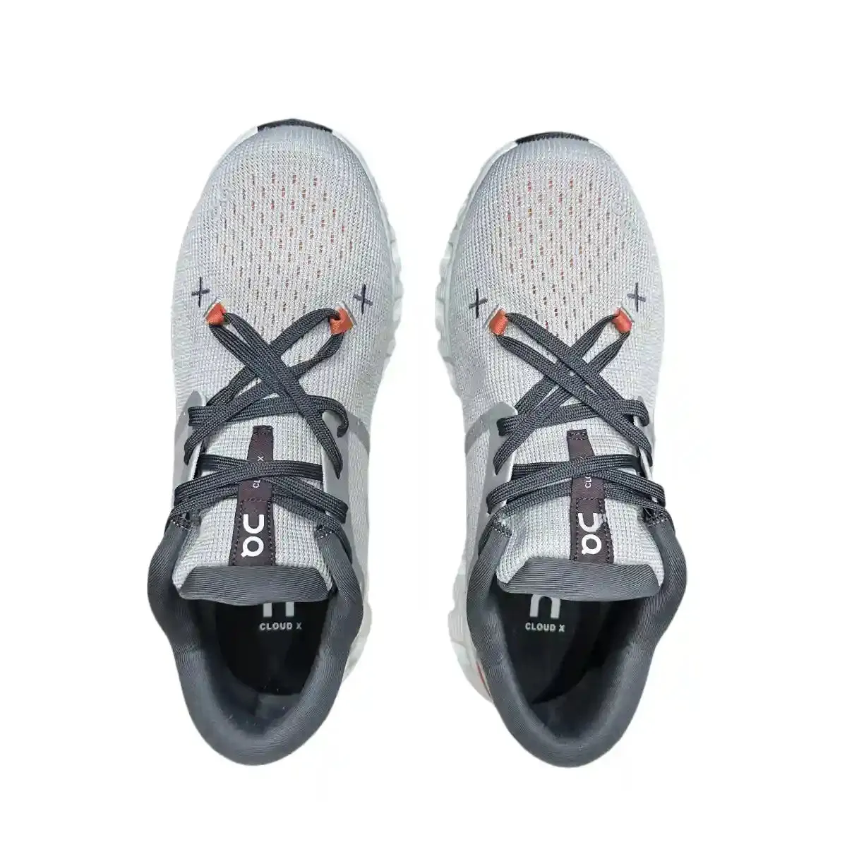 On Cloud X4 Women’s Silver/Orange-Red
