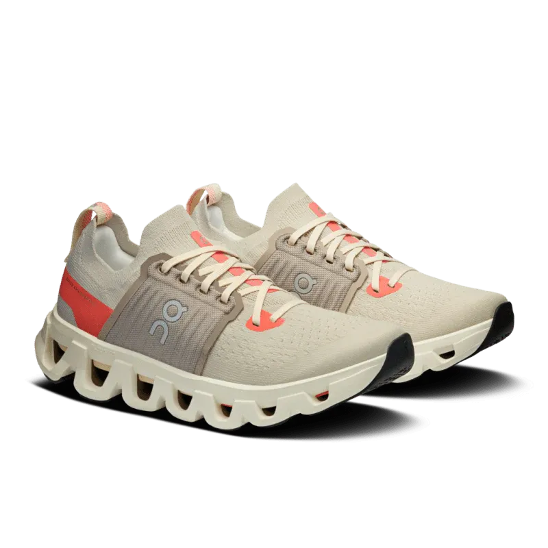 On Women's Cloudswift 4 - Cream/Salmon