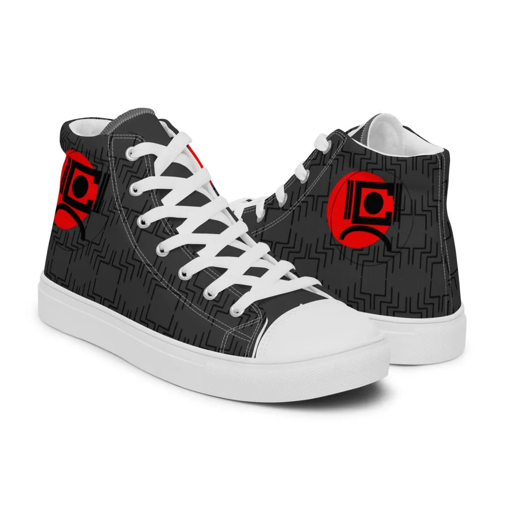 Origen Destination |On-Arrival Point of Origen Men’s Signature high top canvas shoes
