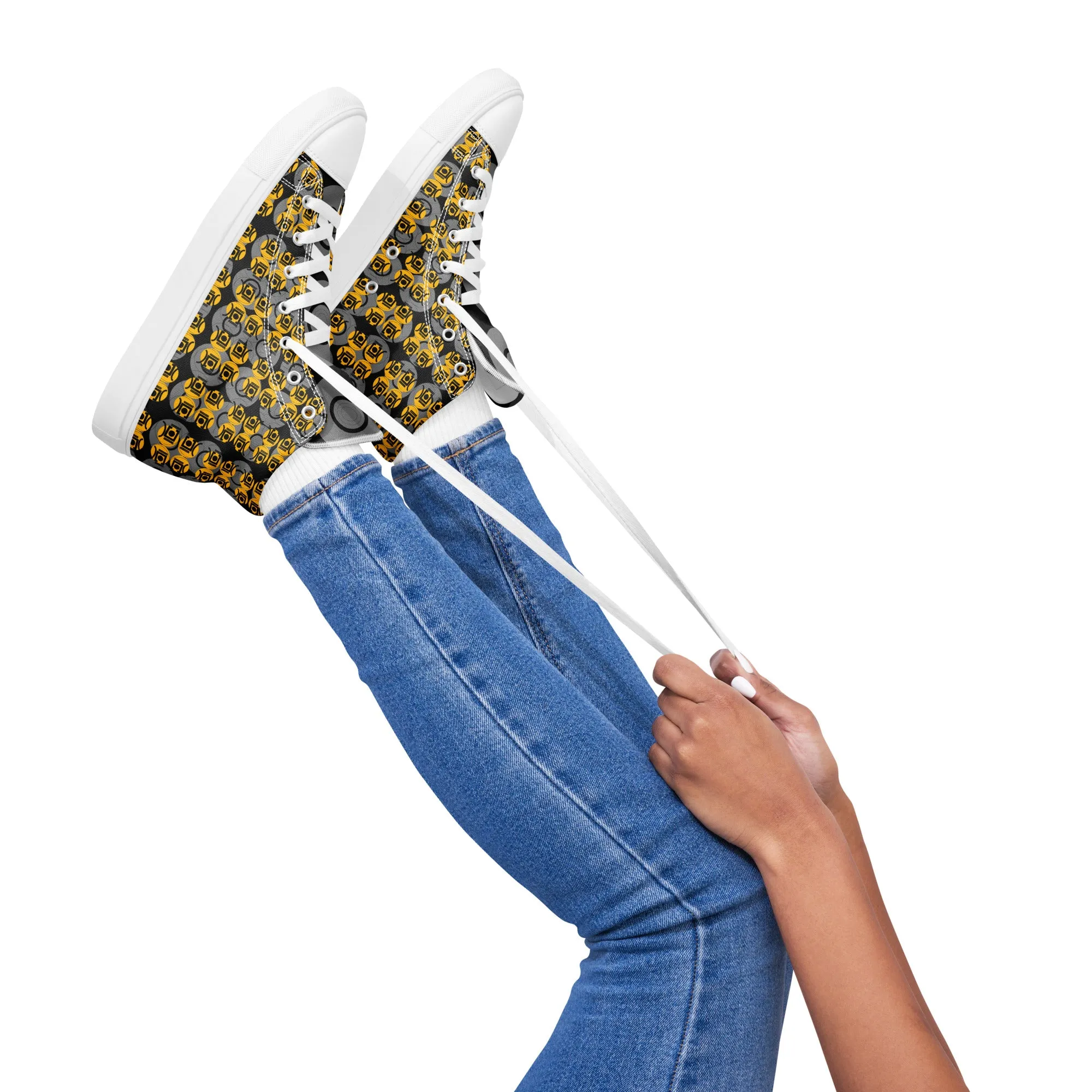 Origen Destination Signature Patt Women’s high top canvas shoes