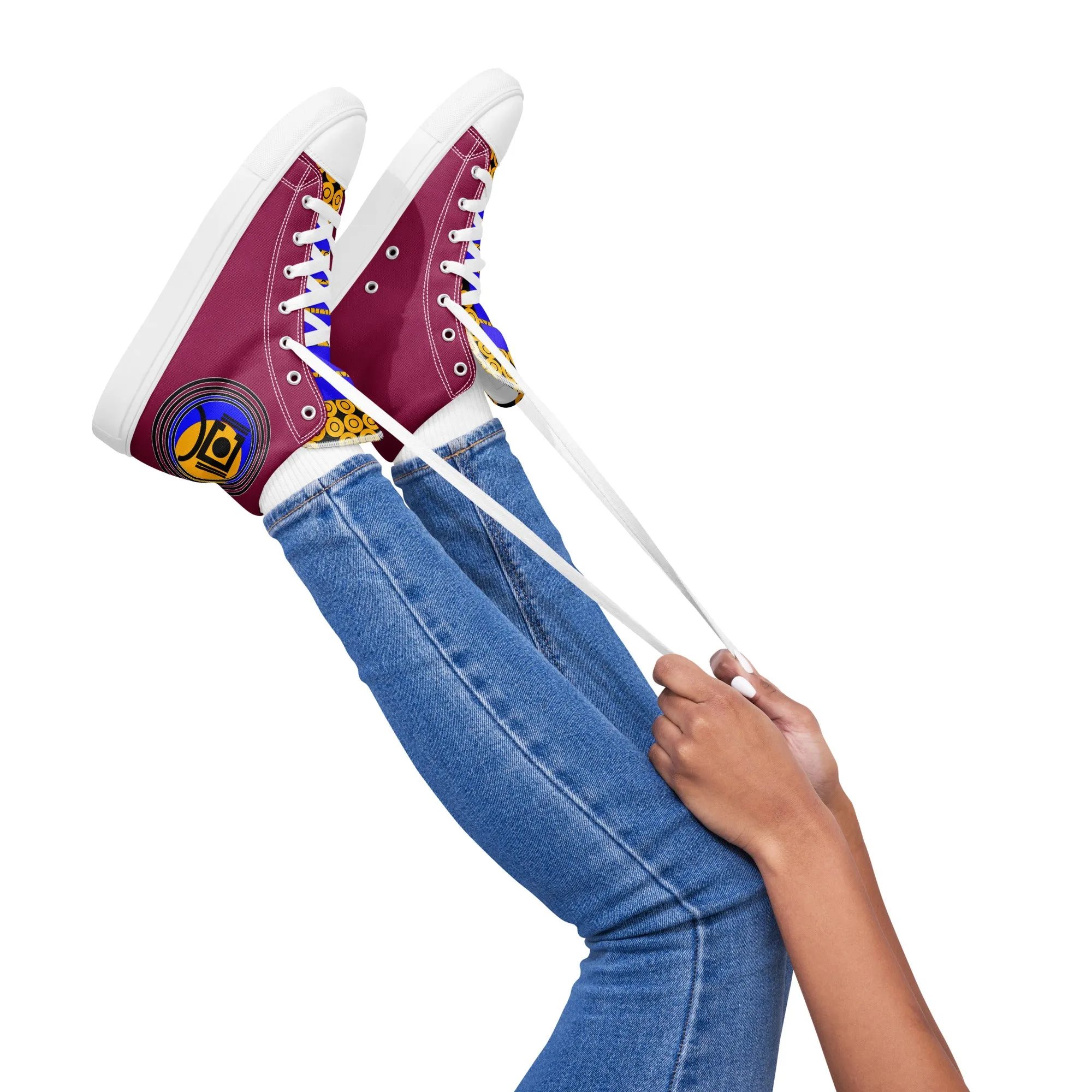 Origen Destination Women’s high top canvas shoes FF