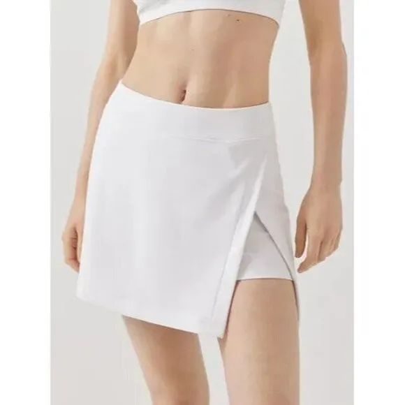 OUTDOOR VOICES Court Skort 4.5 Active Tennis Sports White S 79-11