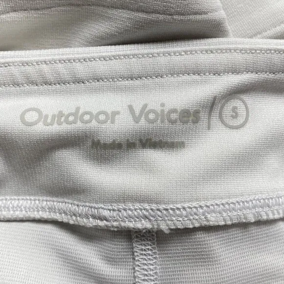 OUTDOOR VOICES Court Skort 4.5 Active Tennis Sports White S 79-11