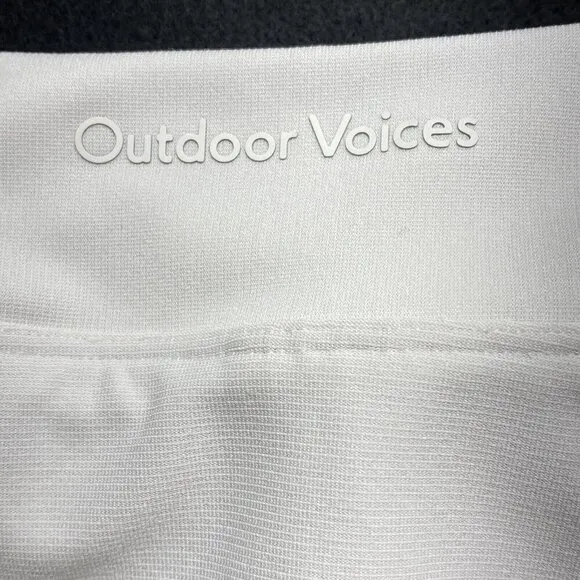 OUTDOOR VOICES Court Skort 4.5 Active Tennis Sports White S 79-11