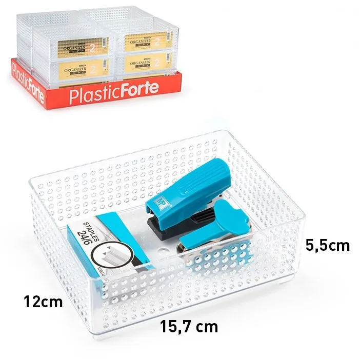 Plastic Forte Office Tray, Desk Organizer No. 2