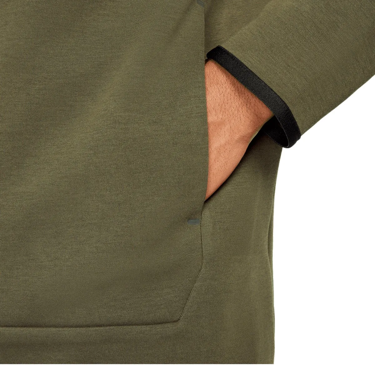 PSG Tech Fleece green presentation Soccer jacket 2022/23 - Nike