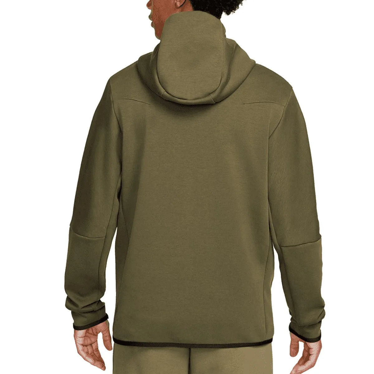 PSG Tech Fleece green presentation Soccer jacket 2022/23 - Nike