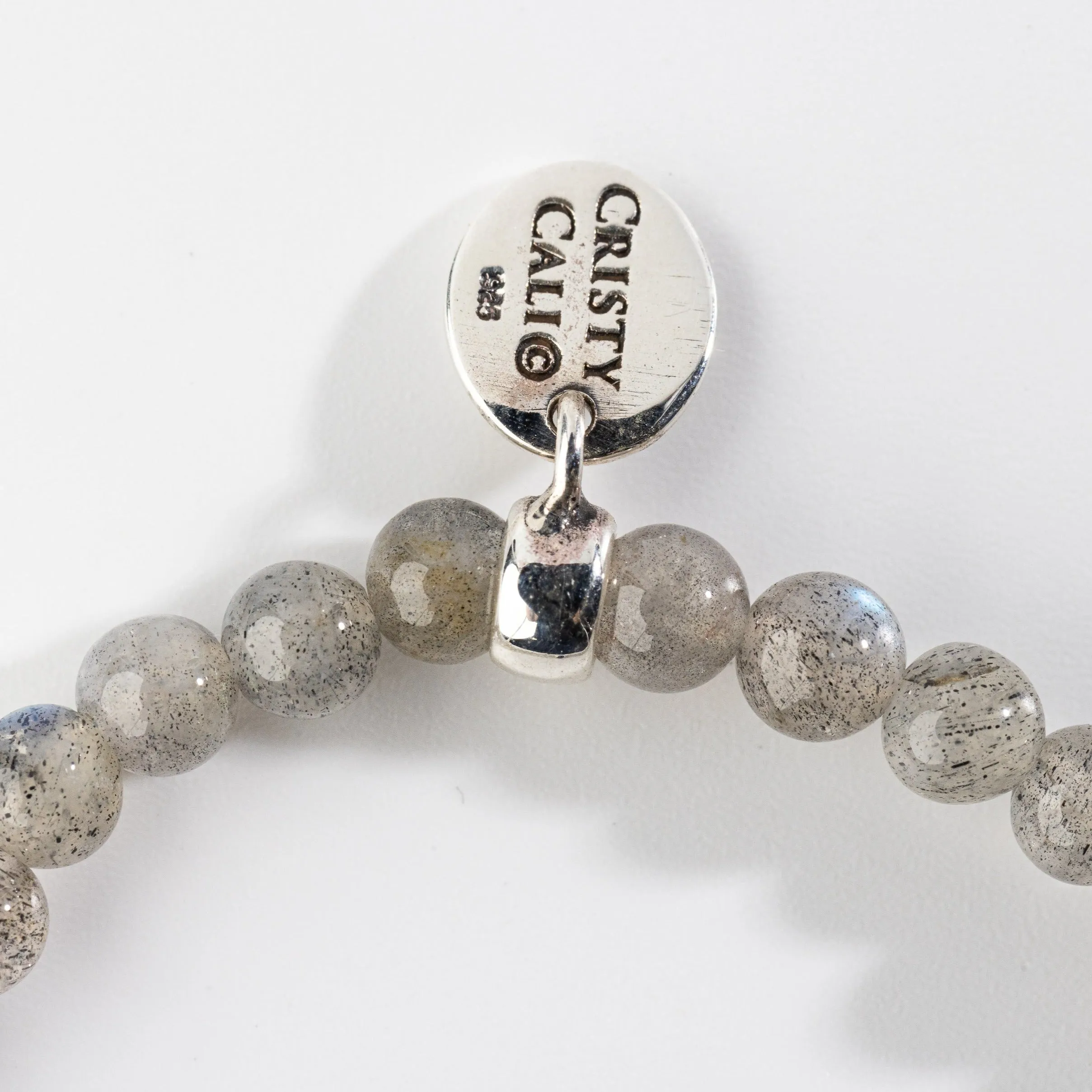 Psychic Wisdom Labradorite & Sapphire Signature Stretch Bracelet
