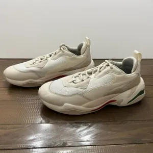 Puma Thunder Spectra Whisper White Red Green Chunky Shoes 367516-12