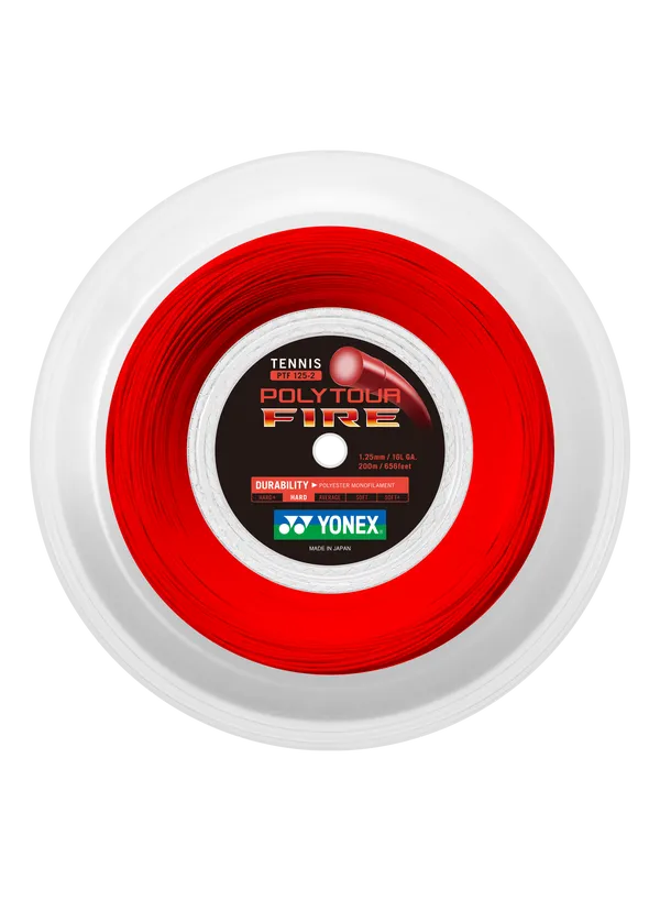 Racquet String - Polytour Fire 125 - Reel