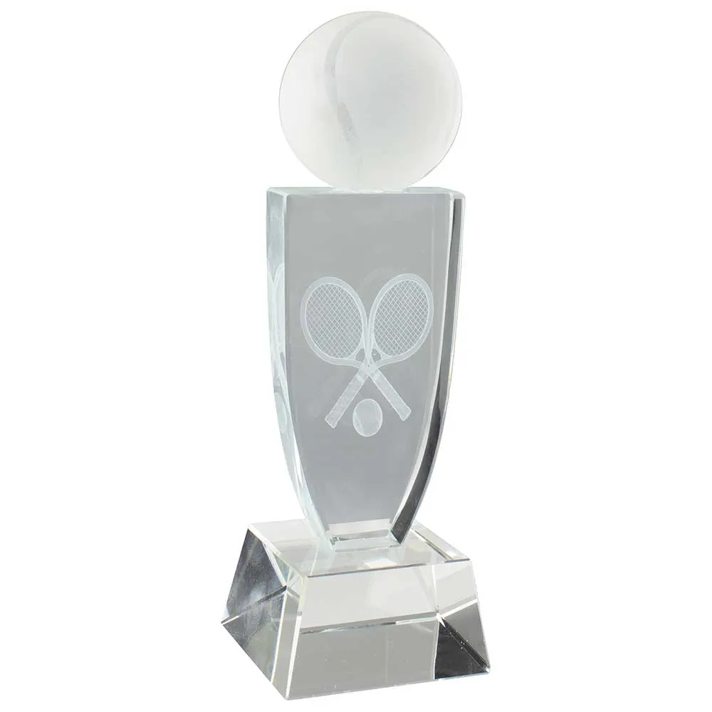 Reflex Tennis Award - With Engraved Silver Plate