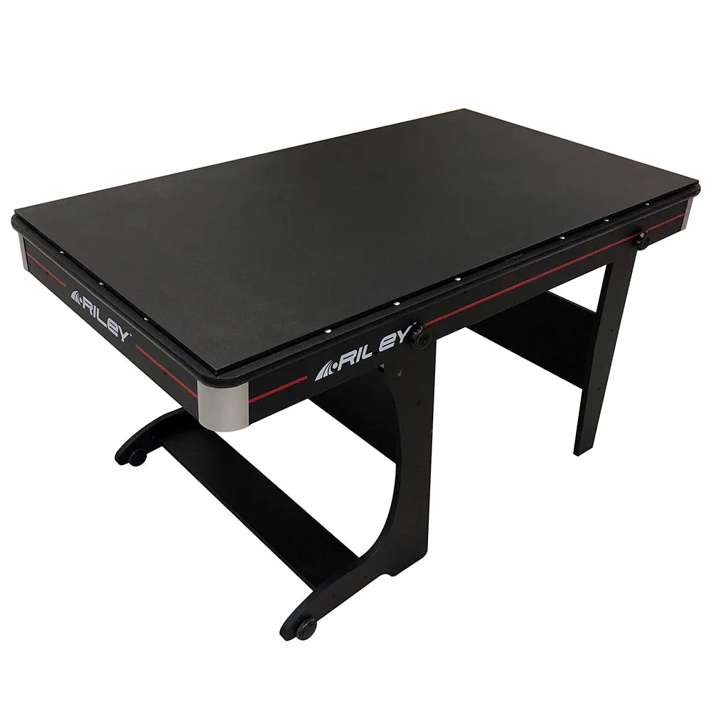 Riley 5ft Folding Pool Table with Table Tennis Table | Blue
