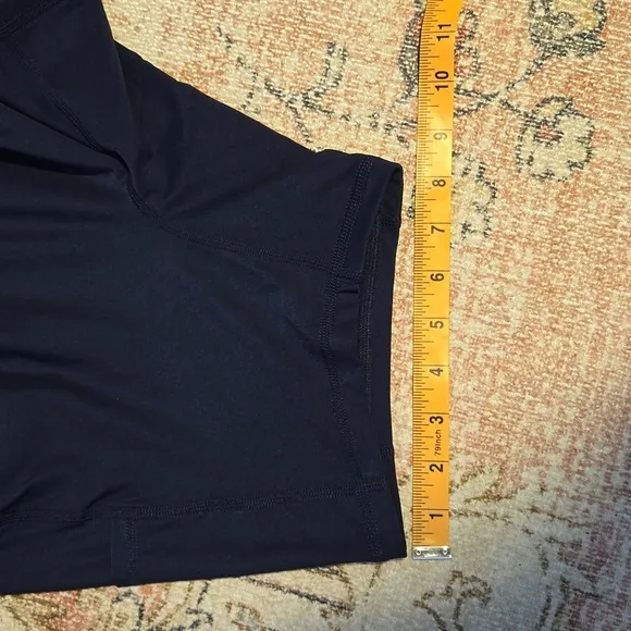 RLX Ralph Lauren Navy Blue Wrap Front Skort Pockets Moisture Wicking - Size M