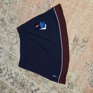 RLX Ralph Lauren Navy Blue Wrap Front Skort Pockets Moisture Wicking - Size M