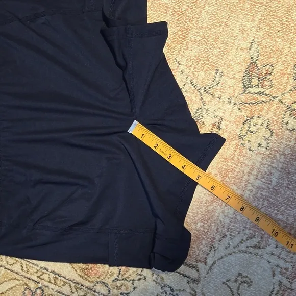 RLX Ralph Lauren Navy Blue Wrap Front Skort Pockets Moisture Wicking - Size M