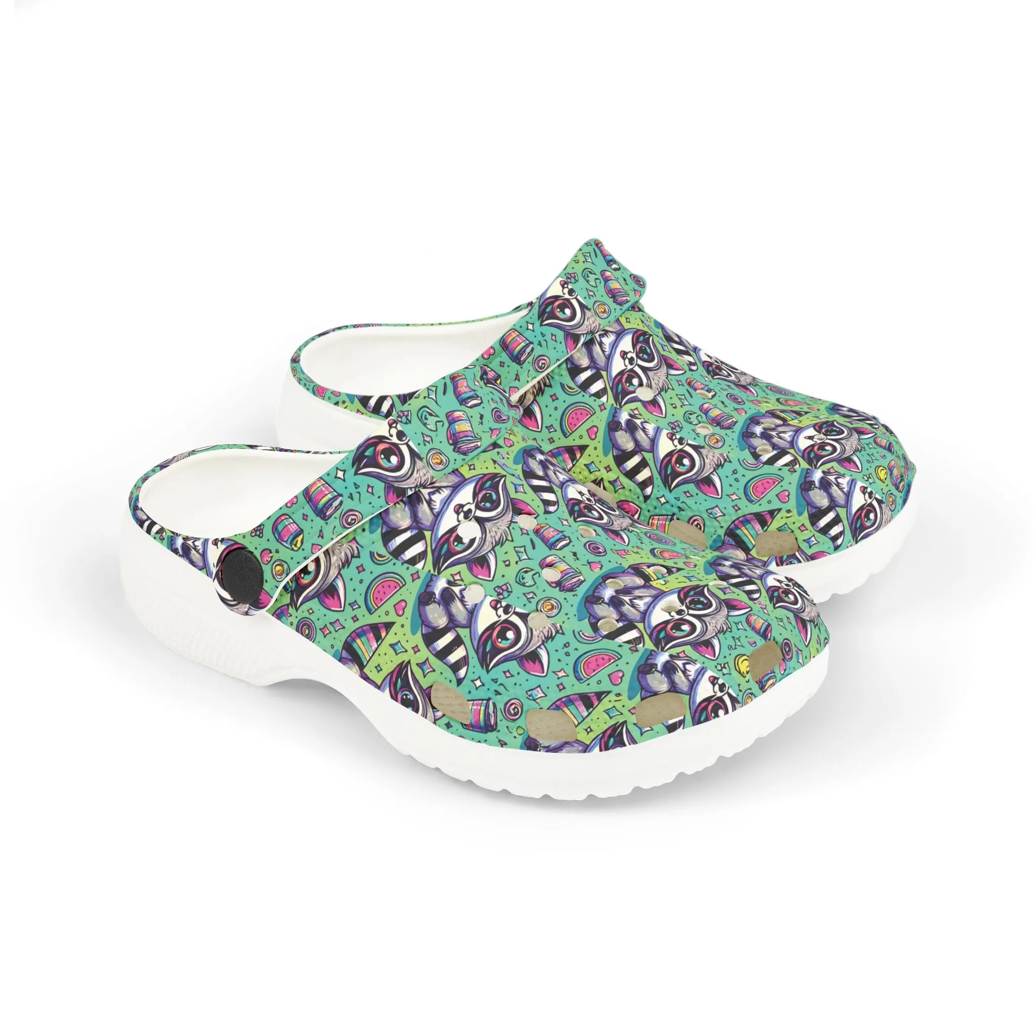 RR Green - Kid's Foam Clogs