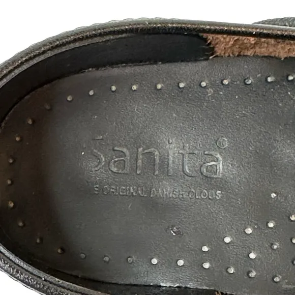 SANITA Pro. Textured Oil Women's Clog Antique Brown Size 38 EU 7 US
