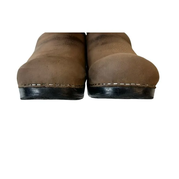 SANITA Pro. Textured Oil Women's Clog Antique Brown Size 38 EU 7 US