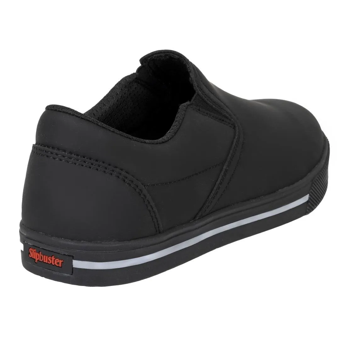Slipbuster Microfibre Slip-on Shoe Matte Black 42
