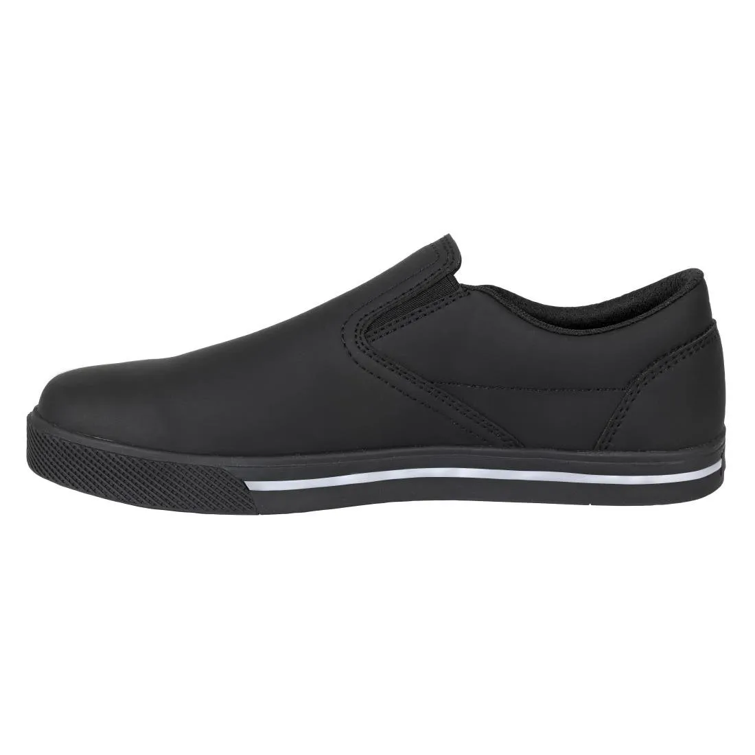 Slipbuster Microfibre Slip-on Shoe Matte Black 42
