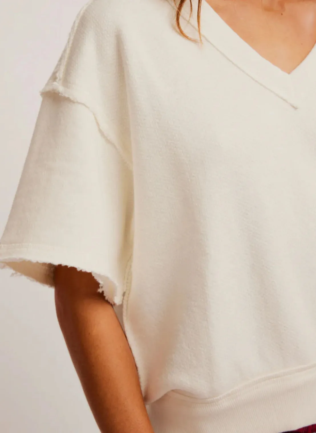 so easy sweatshirt in clean ivory