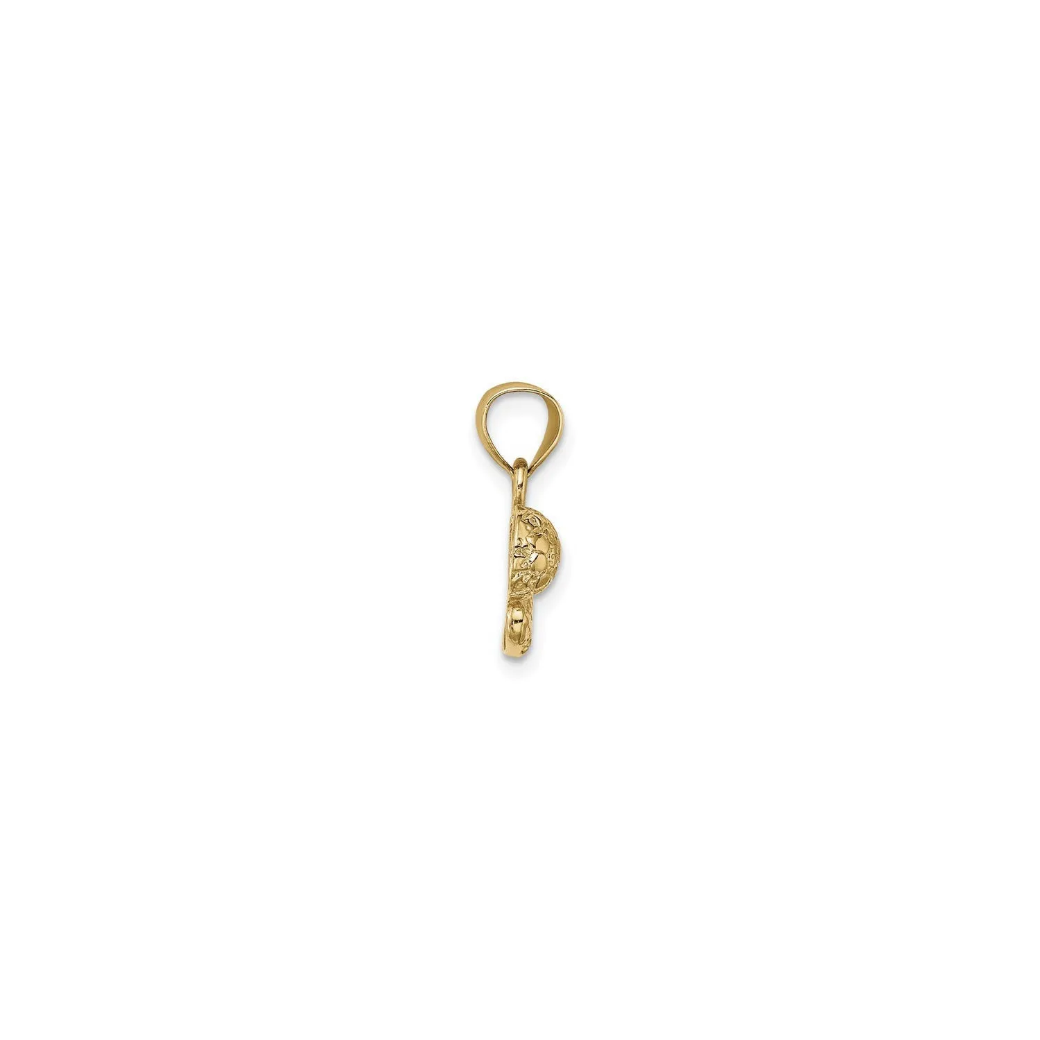 Soccer Ball on Cleat Pendant (14K)
