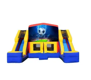 Soccer Double Mega Combo Jumping Castle