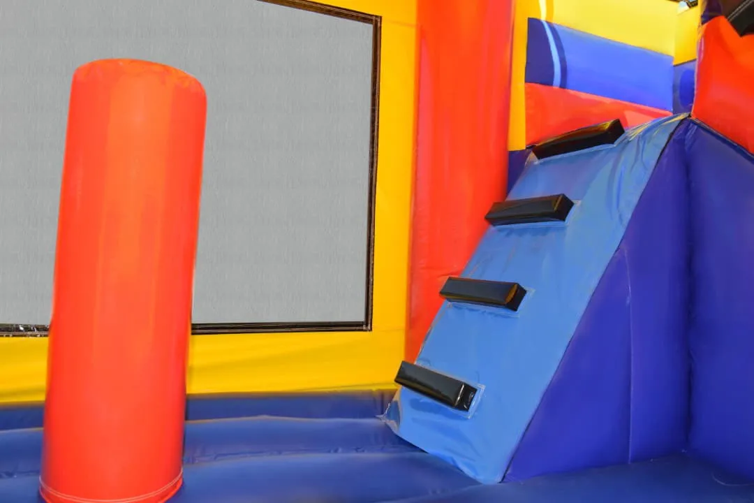 Soccer Double Mega Combo Jumping Castle