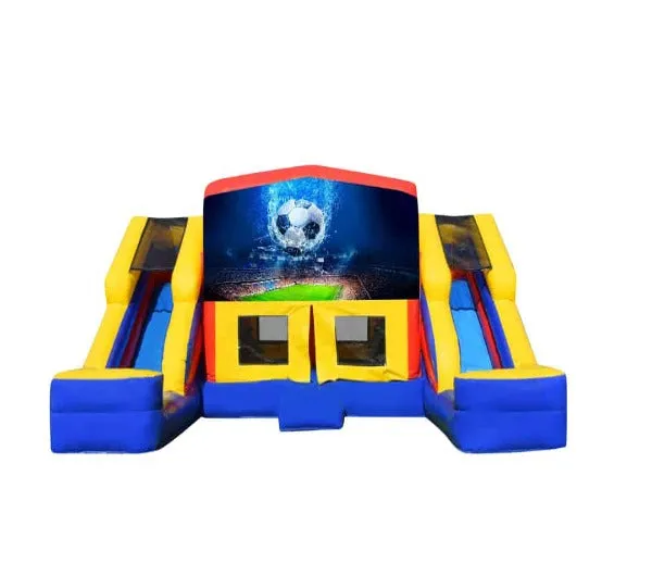 Soccer Double Mega Combo Jumping Castle
