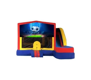 Soccer Medium External Slide Jumping Castle