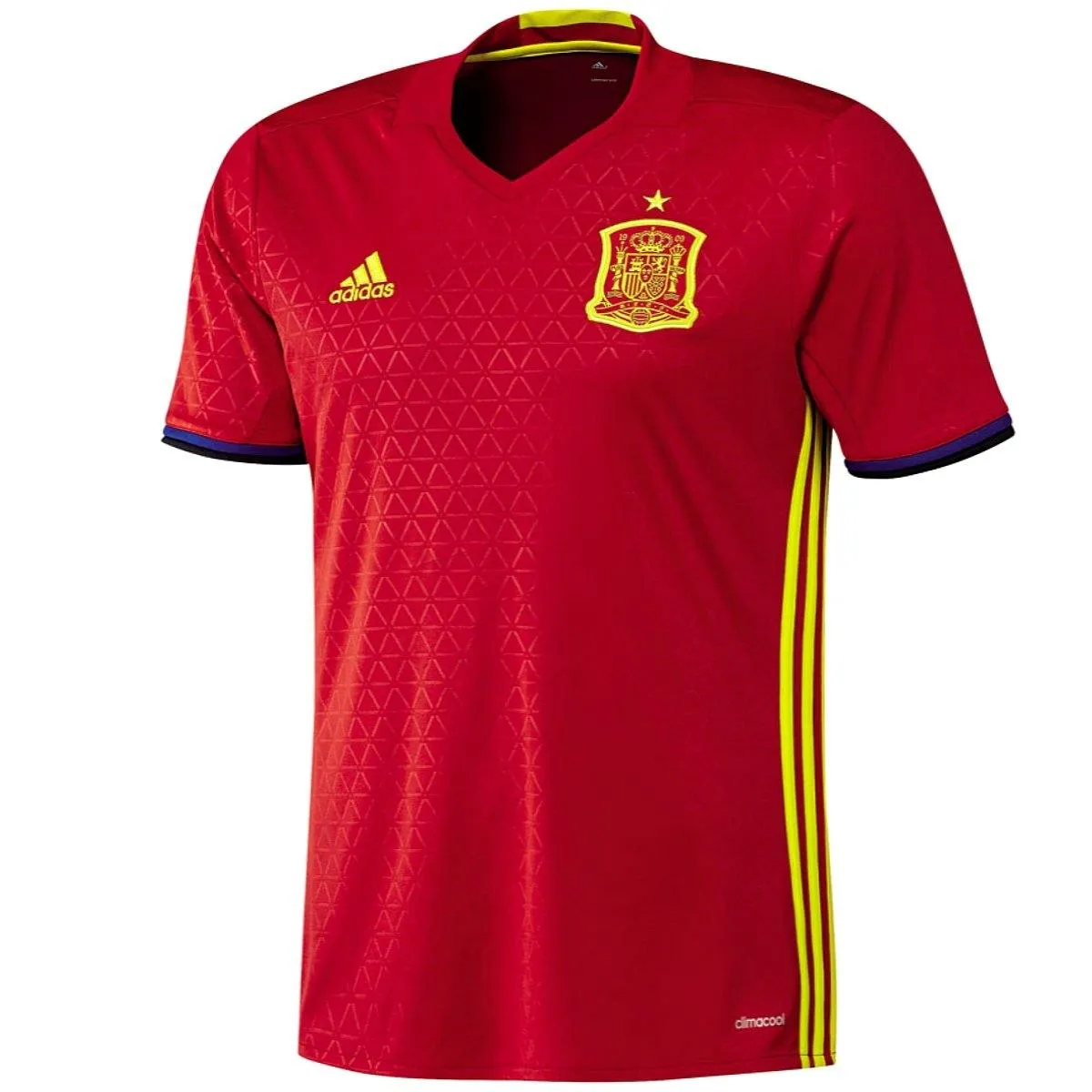 Spain national team Home soccer jersey 2016/17 - Adidas