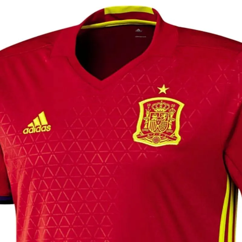 Spain national team Home soccer jersey 2016/17 - Adidas