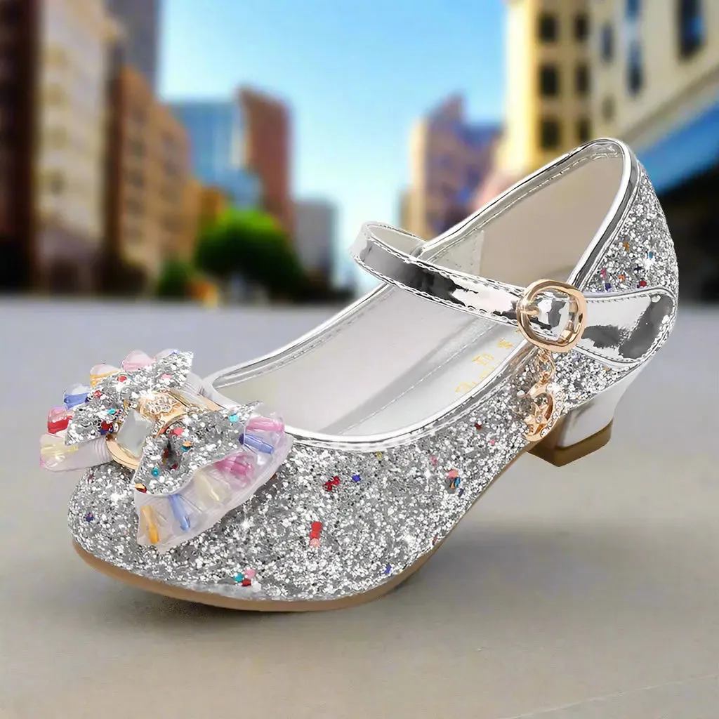 Sparkling Crystal Leather Shoes