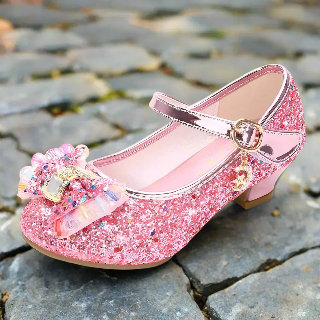 Sparkling Crystal Leather Shoes