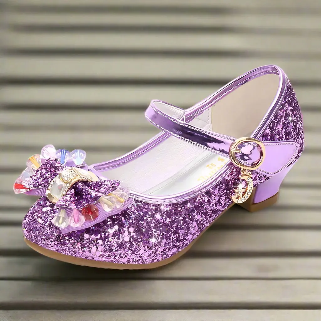 Sparkling Crystal Leather Shoes