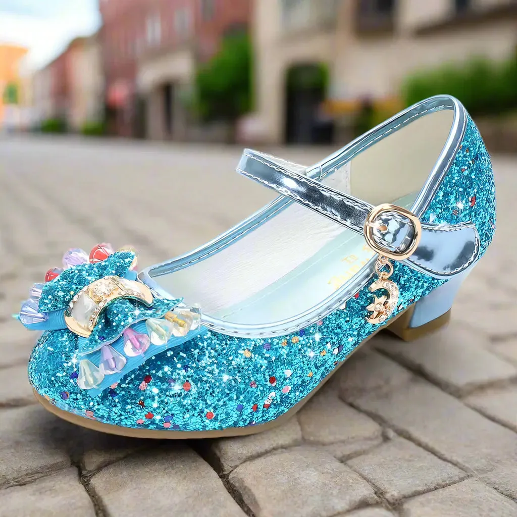Sparkling Crystal Leather Shoes