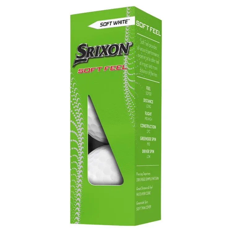 Srixon Soft Feel White Golf Balls 12Pk