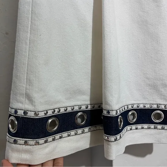 St. John Sport Grommet Heavyweight Cotton Tennis Skirt: Box TOY01: