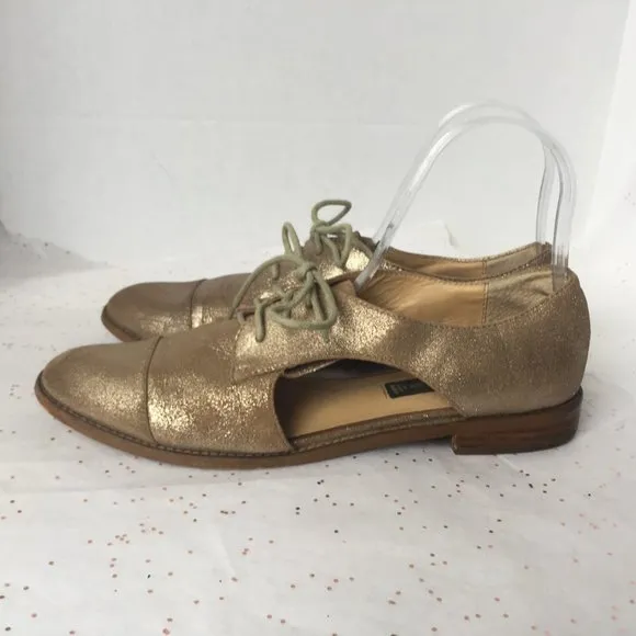 Steven Steve Madden Allovr Pewter Oxford -Size 8.5