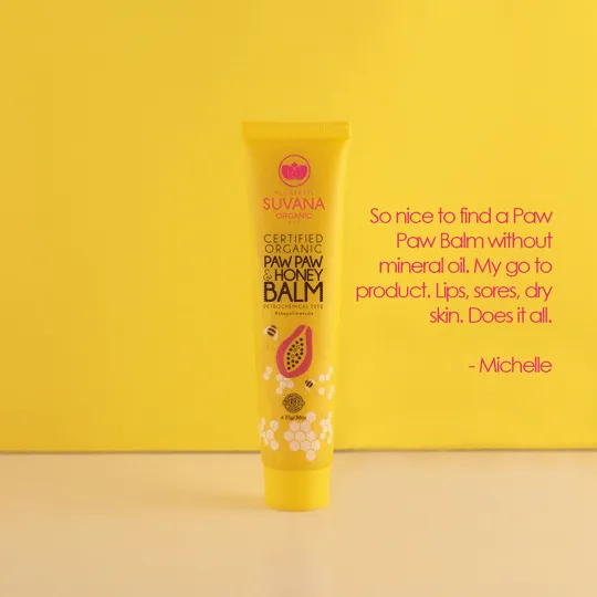 Suvana Certified Organic Paw Paw & Honey Balm