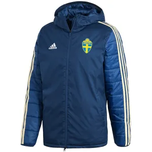Sweden national team winter bench soccer jacket 2018/19 - Adidas
