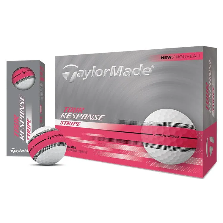 TaylorMade Tour Response Stripe Golf Balls 12Pk